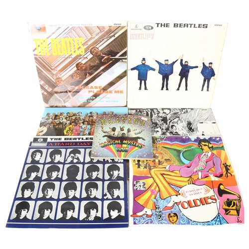 241 - MUSICAL INTEREST - THE BEATLES - a quantity of vinyl LPs, including Revolver, Help!, A Hard Day's Ni... 