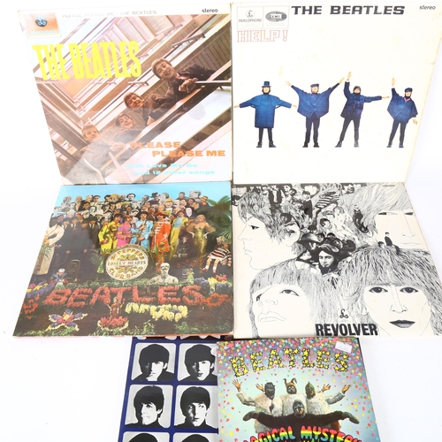 241 - MUSICAL INTEREST - THE BEATLES - a quantity of vinyl LPs, including Revolver, Help!, A Hard Day's Ni... 