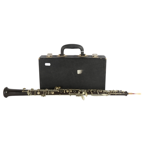 262 - BOOZEY & HAWKES - a cased oboe, including 3 reeds