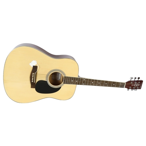 268 - STRETTON PAYNE - an adult's acoustic guitar, model no. SPB1N, with carry case