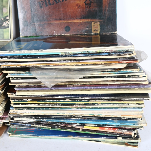 272 - A quantity of vinyl LPs, including artists such as Weird Al Yankobic, Led Zeppelin, Pink Floyd etc