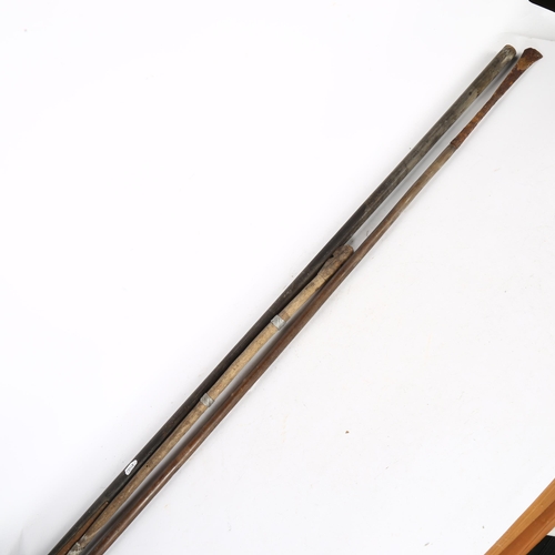 336 - A group of 3 Tribal spears, largest length 164cm (3)