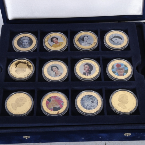 469 - A cased set of Westminster Mint 2012 proof coins, including Diamond Jubilee, Guernsey, Jersey, and T... 