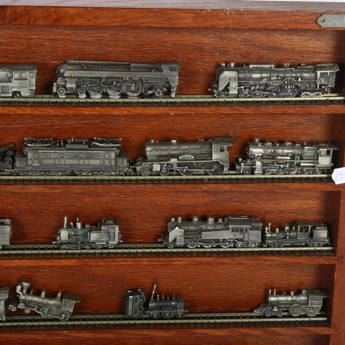 470 - Franklin Mint World's Greatest Locomotives in fitted display case, with certificates, L53.5cm