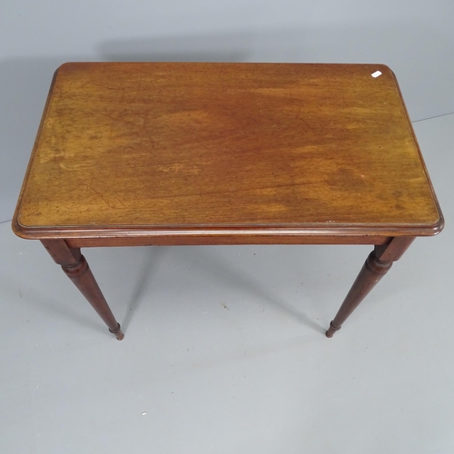 2248 - An antique mahogany side table. 79x72x48cm