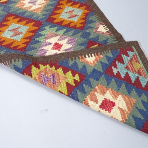 2274 - A Maimana Kilim runner. 203x61cm.