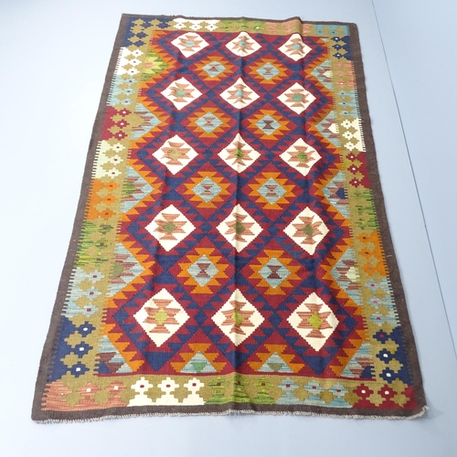 2277 - A Maimana Kilim rug. 250x152cm.