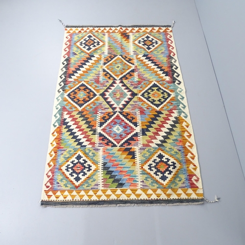 2279 - A Chobi Kilim rug. 197x121cm