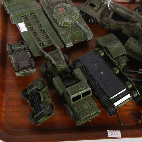 494 - A collection of Dinky Supertoys and other military vehicles