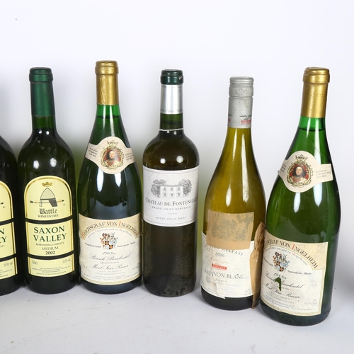 510 - 10 bottles of white wine, including 6 Battle Saxon Valley 2002