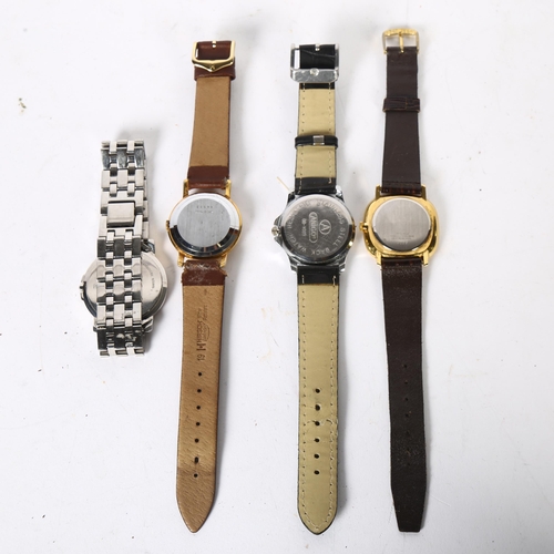 964 - 4 various quartz wristwatches, including Aviva, Pulsar etc