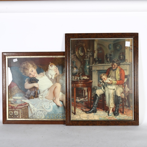 2858 - 3 Vintage Pear's prints, framed