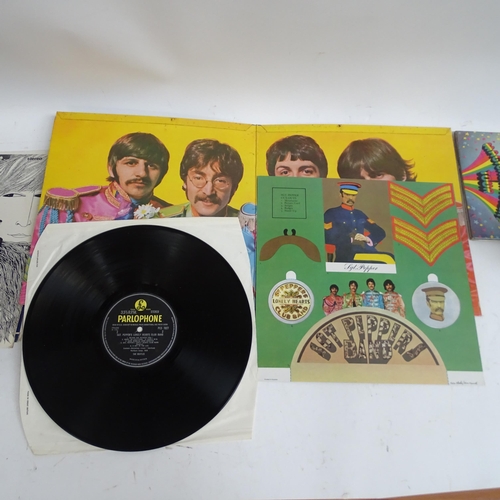 241 - MUSICAL INTEREST - THE BEATLES - a quantity of vinyl LPs, including Revolver, Help!, A Hard Day's Ni... 