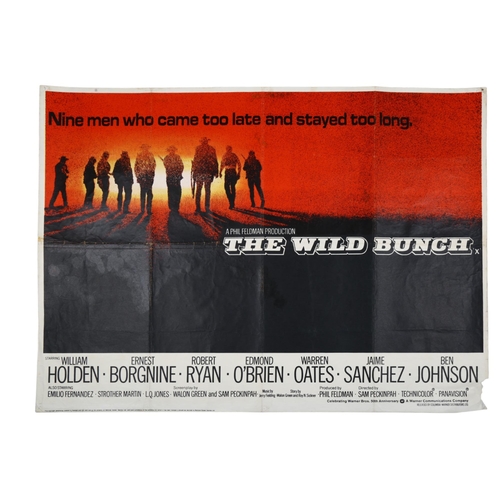 402 - The Wild Bunch (1969), British Quad film poster, Warner Brothers, 30 x 40