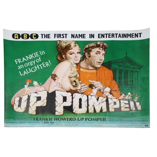 405 - Up Pompeii (1971), British Quad film poster, art by Arnaldo Putzu, ABC Cinema release, signed by act... 