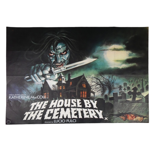 407 - The House by the Cemetery (1981) British Quad film poster, director Lucio Fulci, 30 x 40