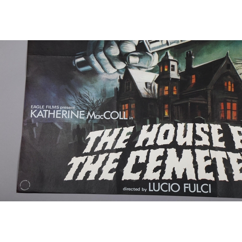 407 - The House by the Cemetery (1981) British Quad film poster, director Lucio Fulci, 30 x 40