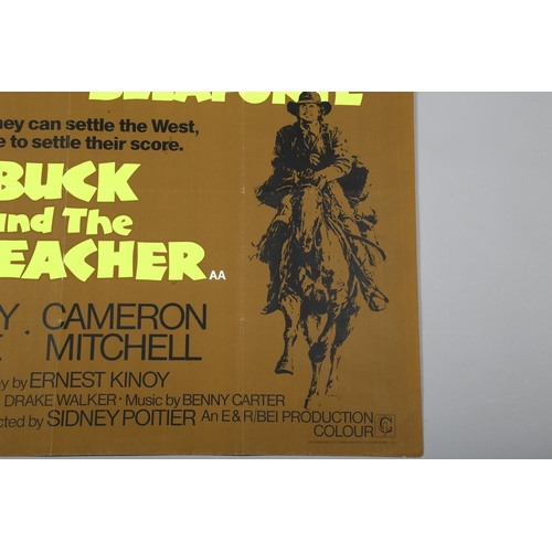 414 - Buck and the Preacher ( 1972), British Quad film poster, Columbia, 30 x 40