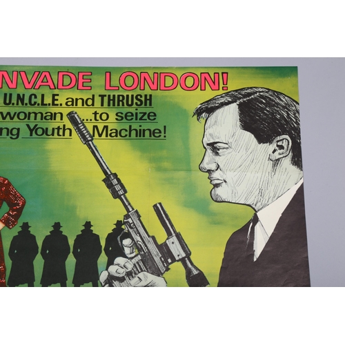 423 - One of Our Spies is Missing (1966), Man From U.N.C.L.E., British Quad film poster, 30 x 40