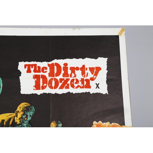 424 - The Dirty Dozen (1967), British Quad film poster, MGM, 30 x 40