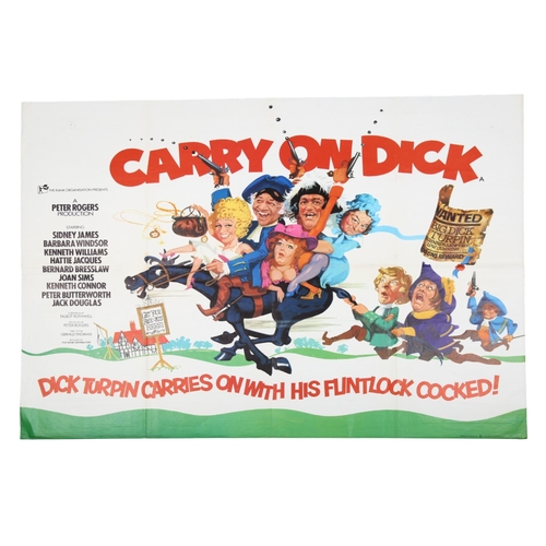 429 - Carry On Dick (1973) British Quad film poster, Peter Rogers Production, artwork by Anraldo Putzu, 30... 