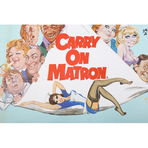 431 - Carry on Matron (1972), British Quad film poster, Peter Rogers Production, 30 x 40