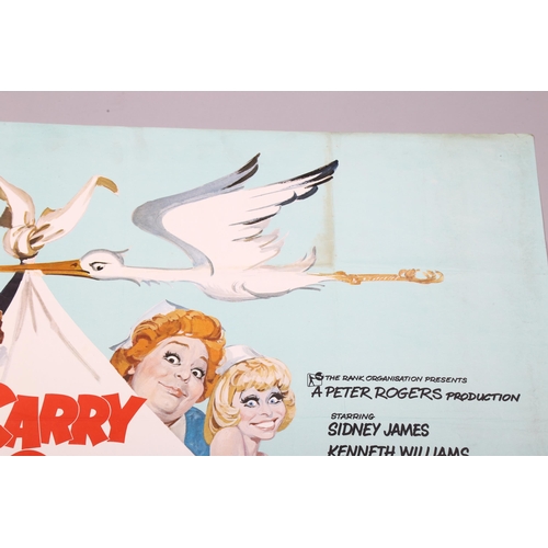 431 - Carry on Matron (1972), British Quad film poster, Peter Rogers Production, 30 x 40