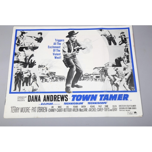 435 - 3 British Quad film posters, Cahill starring John Wayne (1973), Town Tamer (1965), Beyond the Law (1... 