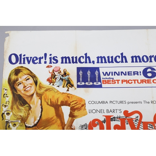 439 - Oliver! (1968) British Quad film poster, starring Mark Lester & Ron Moody, folded, 30 x 40