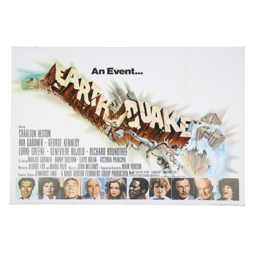 445 - Earthquake (1974), British Quad film poster, artwork by Joseph Smith, 30 x 40