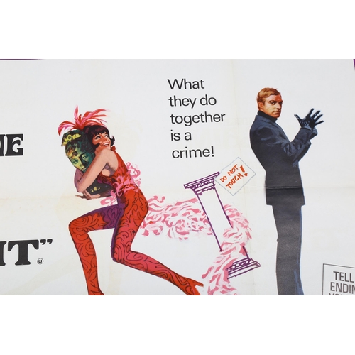 448 - The Gambit (1966) British Quad film poster, starring Shirley MacLaine & Michael Caine, Universal, 30... 