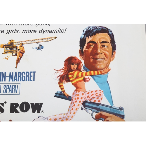 450 - Murderers` Row (1966), British Quad film poster, starring Dean Martin as Matt Helm, 30 x 40