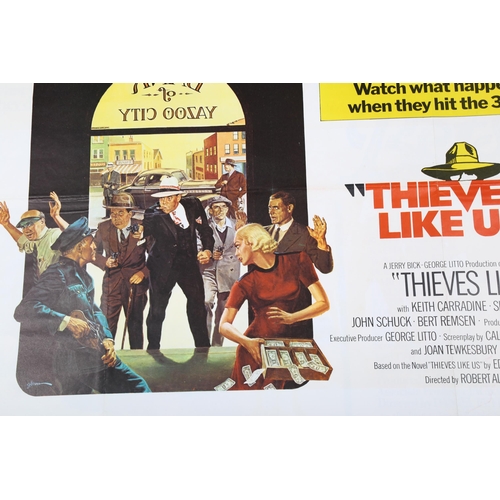 452 - 2 British Quad film posters, The Betsy (1978) and Thieves Like Us (1974), 30 x 40