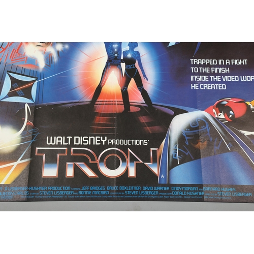 453 - Tron (1982), British Quad film poster, Disney, 30 x 40