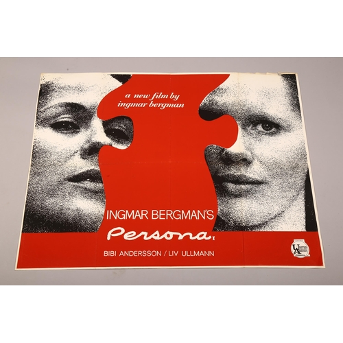 454 - 2 British Quad film posters, Persona (1966) by Ingmar Bergman and One Day in the Life of Ivan Deniso... 