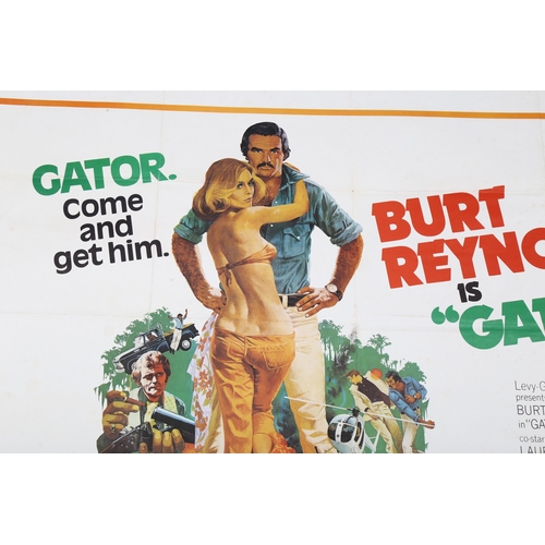 458 - 3 British Quad film posters, Mr SuperInvisible (1970), Gator (1976), Charlottes Web (1973), 30 x 40