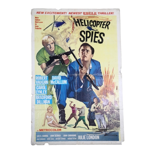 461 - Helicopter Spies - Man from U.N.C.L.E - (1968), US One Sheet film poster, 27 x 41