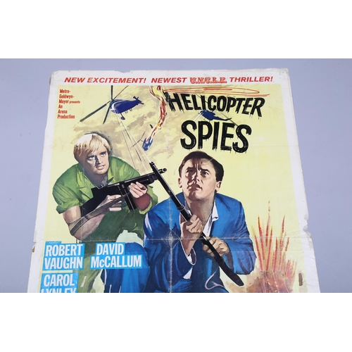 461 - Helicopter Spies - Man from U.N.C.L.E - (1968), US One Sheet film poster, 27 x 41