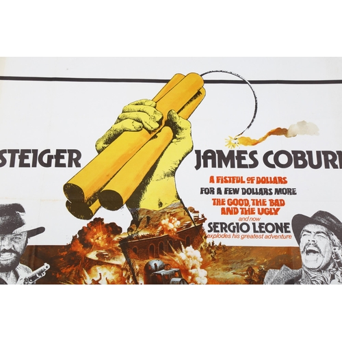 462 - A Fistful of Dynamite (1971),British Quad film poster, Sergio Leone directed, 40 x 30