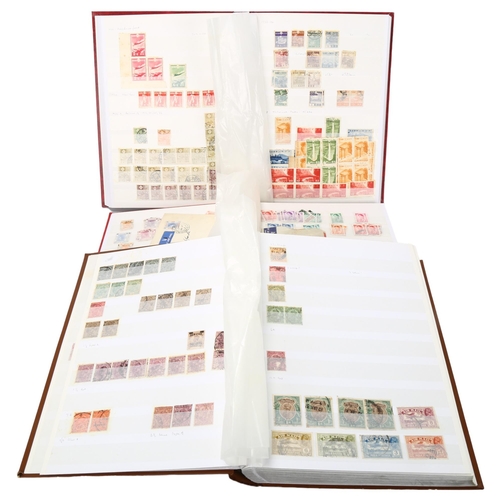 127 - POSTAGE STAMPS - 3 stock books, including Japan from 1871 onwards, South East Asia, India and China ... 