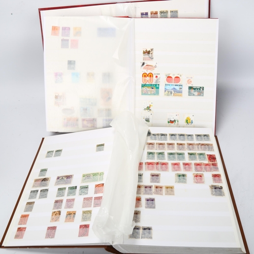 127 - POSTAGE STAMPS - 3 stock books, including Japan from 1871 onwards, South East Asia, India and China ... 