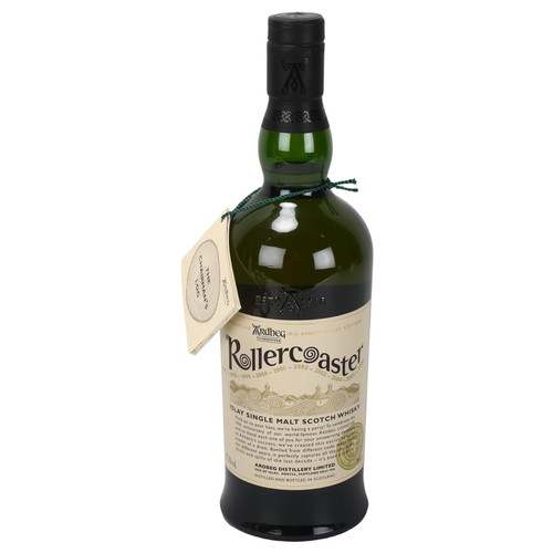 138 - A bottle of Adrbeg 10th Anniversay Islay Roller Coaster single malt Scotch Whisky, 70cl, boxed with ... 