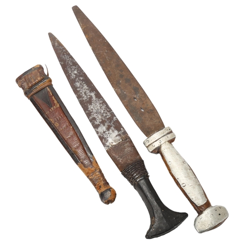 183 - 2 African hunting knives