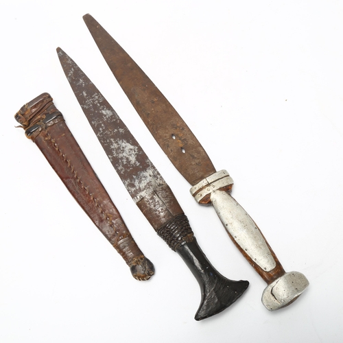 183 - 2 African hunting knives