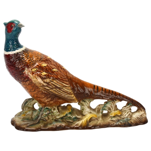 49 - BESWICK - pheasant, pattern no. 225, height 18.5cm, length 24cm