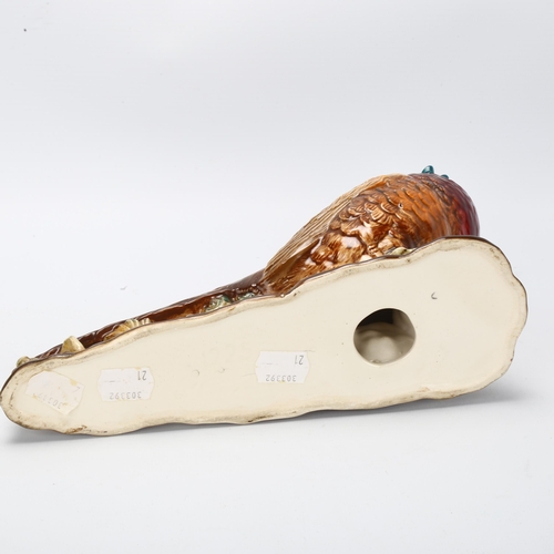 49 - BESWICK - pheasant, pattern no. 225, height 18.5cm, length 24cm