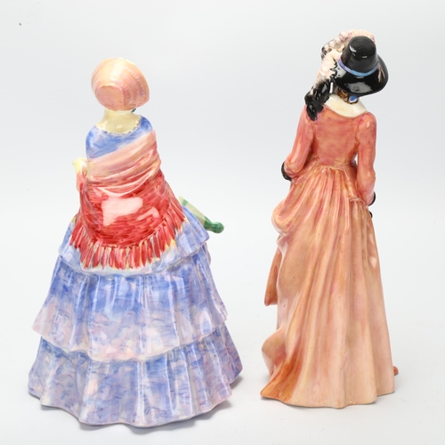 55 - Royal Doulton figure, Rita, HN1450, height 18cm, and Maureen HN1770, height 19cm (2)