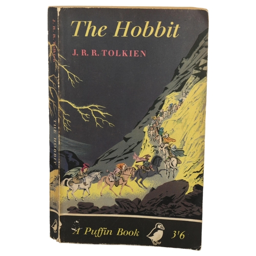 80 - *** Description change***J R R Tolkien, The Hobbit, Puffin Paperback, first Puffin paperback edition... 