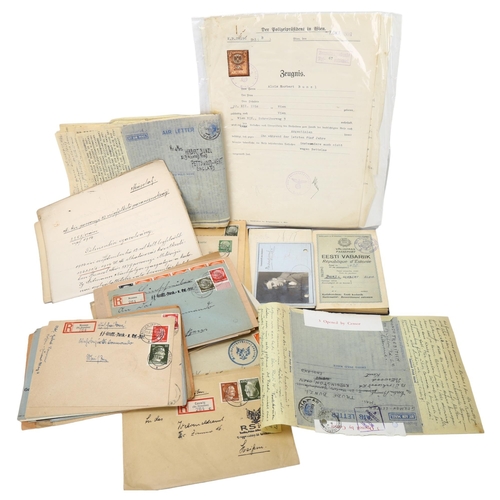 82 - A collection of German Second Great War and Second War Period ephemera