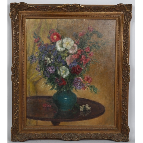 588 - Kalman Kemeny (1896 - 1994), still life study, oil on canvas, signed, 60cm x 50cm, framed